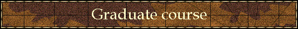 Graduate course